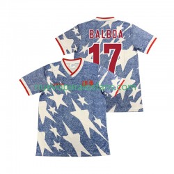Camiseta de Fútbol Estados Unidos BALBOA 17 Retro Hombre Exterior 1994 Manga Corta