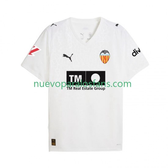 Camiseta de Fútbol Valencia CF Hombre Casa 2025-2026 Manga Corta