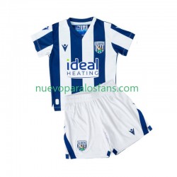 Camiseta de Fútbol West Bromwich Albion Niño Casa 2025-2026 Manga Corta
