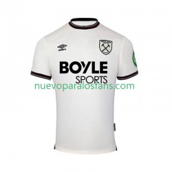 Camiseta de Fútbol West Ham United Hombre Exterior 2025-2026 Manga Corta