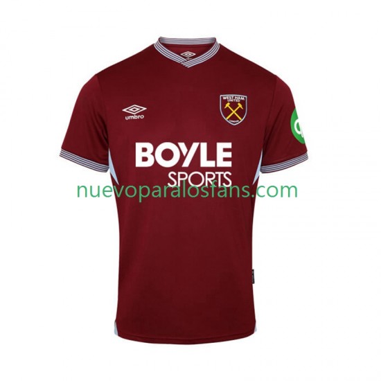 Camiseta de Fútbol West Ham United Hombre Casa 2025-2026 Manga Corta