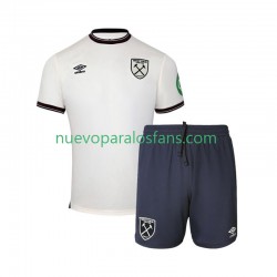 Camiseta de Fútbol West Ham United Niño Exterior 2025-2026 Manga Corta