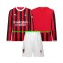 Camiseta de Fútbol AC Milan Niño Casa 2024-2025 Manga Larga