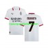 Camiseta de Fútbol AC Milan Morata 7 Hombre Exterior 2024-2025 Manga Corta