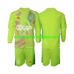 Camiseta de Fútbol AFC Ajax Portero Niño Tercera 2024-2025 Manga Larga