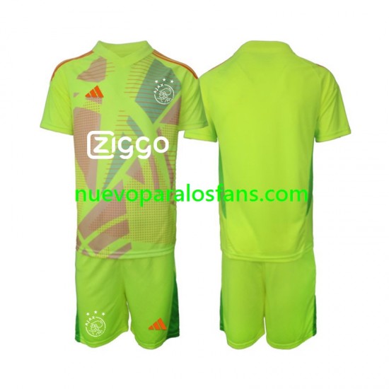 Camiseta de Fútbol AFC Ajax Portero Niño Tercera 2024-2025 Manga Corta