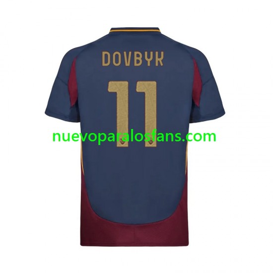 Camiseta de Fútbol AS Roma Artem Dovbyk 11 Hombre Tercera 2024-2025 Manga Corta
