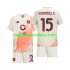 Camiseta de Fútbol AS Roma Mats Hummels 15 Niño Exterior 2024-2025 Manga Corta