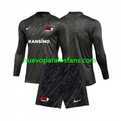 Camiseta de Fútbol AZ Alkmaar Portero Niño Exterior 2024-2025 Manga Larga