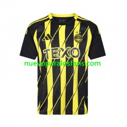 Camiseta de Fútbol Aberdeen Hombre Exterior 2024-2025 Manga Corta