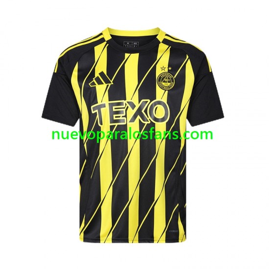 Camiseta de Fútbol Aberdeen Hombre Exterior 2024-2025 Manga Corta
