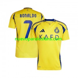 Camiseta de Fútbol Al Nassr Cristiano Ronaldo 7 Hombre Casa 2024-2025 Manga Corta