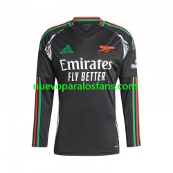 Camiseta de Fútbol Arsenal Hombre Exterior 2024-2025 Manga Larga