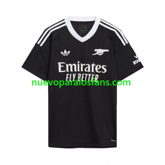 Camiseta de Fútbol Arsenal Portero Hombre Cuarto 2024-2025 Manga Corta