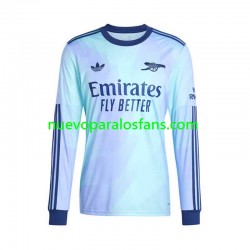 Camiseta de Fútbol Arsenal Hombre Tercera 2024-2025 Manga Larga