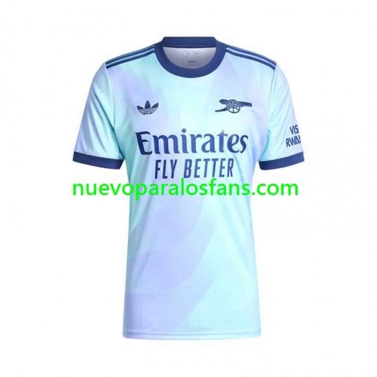 Camiseta de Fútbol Arsenal Hombre Tercera 2024-2025 Manga Corta