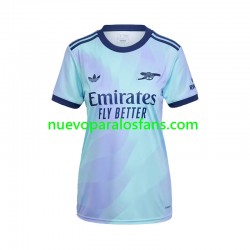 Camiseta de Fútbol Arsenal Mujer Tercera 2024-2025 Manga Corta