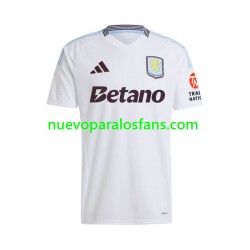 Camiseta de Fútbol Aston Villa Hombre Exterior 2024-2025 Manga Corta