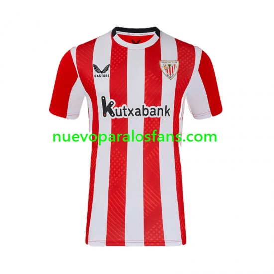 Camiseta de Fútbol Athletic Bilbao Hombre Casa 2024-2025 Manga Corta