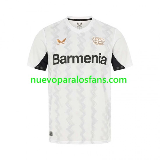 Camiseta de Fútbol Bayer 04 Leverkusen Hombre Exterior 2024-2025 Manga Corta