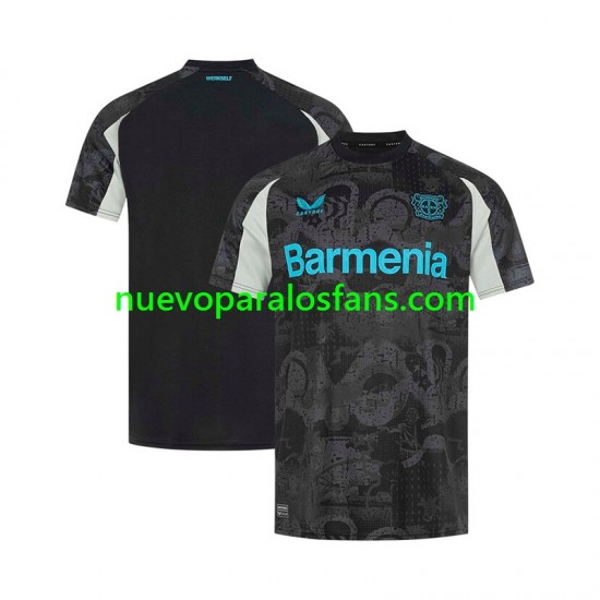 Camiseta de Fútbol Bayer 04 Leverkusen Hombre Tercera 2024-2025 Manga Corta