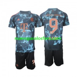 Camiseta de Fútbol Bayern de Múnich Kane 9 Niño Exterior 2024-2025 Manga Corta