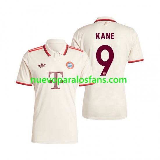 Camiseta de Fútbol Bayern de Múnich Kane 9 Hombre Tercera 2024-2025 Manga Corta