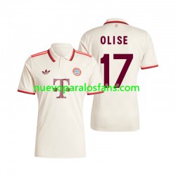 Camiseta de Fútbol Bayern de Múnich Olise 17 Hombre Tercera 2024-2025 Manga Corta