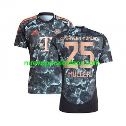 Camiseta de Fútbol Bayern de Múnich Thomas Muller 25 Hombre Exterior 2024-2025 Manga Corta