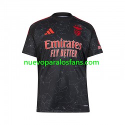 Camiseta de Fútbol Benfica Hombre Exterior 2024-2025 Manga Corta
