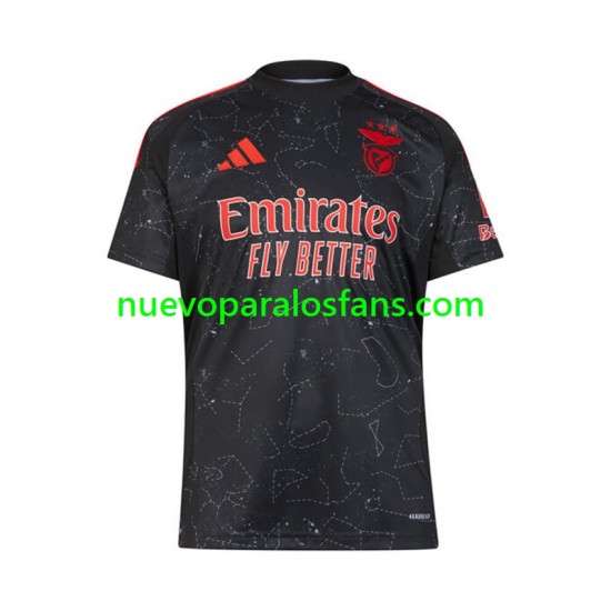 Camiseta de Fútbol Benfica Hombre Exterior 2024-2025 Manga Corta