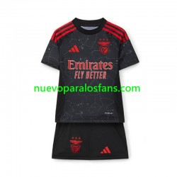 Camiseta de Fútbol Benfica Niño Exterior 2024-2025 Manga Corta