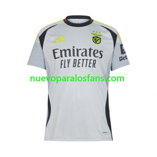 Camiseta de Fútbol Benfica Hombre Tercera 2024-2025 Manga Corta