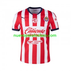 Camiseta de Fútbol CD Guadalajara Hombre Casa 2024-2025 Manga Corta