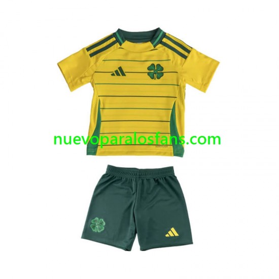 Camiseta de Fútbol Celtic Niño Exterior 2024-2025 Manga Corta