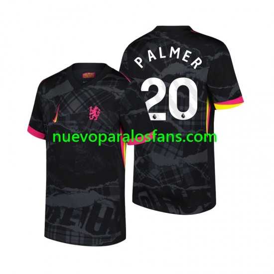 Camiseta de Fútbol Chelsea Cole Palmer 20 Hombre Tercera 2024-2025 Manga Corta