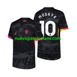 Camiseta de Fútbol Chelsea Mychajlo Mudryk 10 Hombre Tercera 2024-2025 Manga Corta