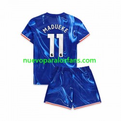 Camiseta de Fútbol Chelsea Noni Madueke 11 Niño Casa 2024-2025 Manga Corta