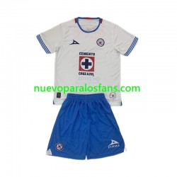 Camiseta de Fútbol Cruz Azul Niño Exterior 2024-2025 Manga Corta