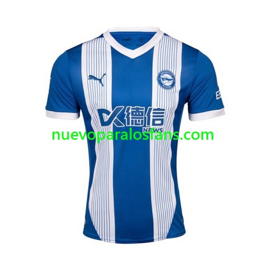 Camiseta de Fútbol Deportivo Alaves Hombre Casa 2024-2025 Manga Corta