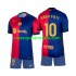 Camiseta de Fútbol FC Barcelona Ansu Fati 10 Niño Casa 2024-2025 Manga Corta