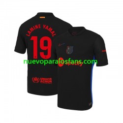 Camiseta de Fútbol FC Barcelona LAMINE YAMAL 19 Hombre Exterior 2024-2025 Manga Corta