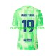 Camiseta de Fútbol FC Barcelona LAMINE YAMAL 19 UCL Font Hombre Tercera 2024-2025 Manga Corta