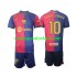 Camiseta de Fútbol FC Barcelona Ronaldinho 10 Niño Casa 2024-2025 Manga Larga