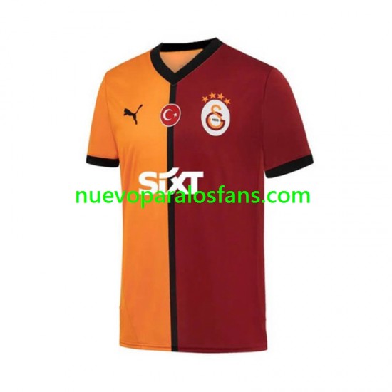 Camiseta de Fútbol Galatasaray Hombre Casa 2024-2025 Manga Corta