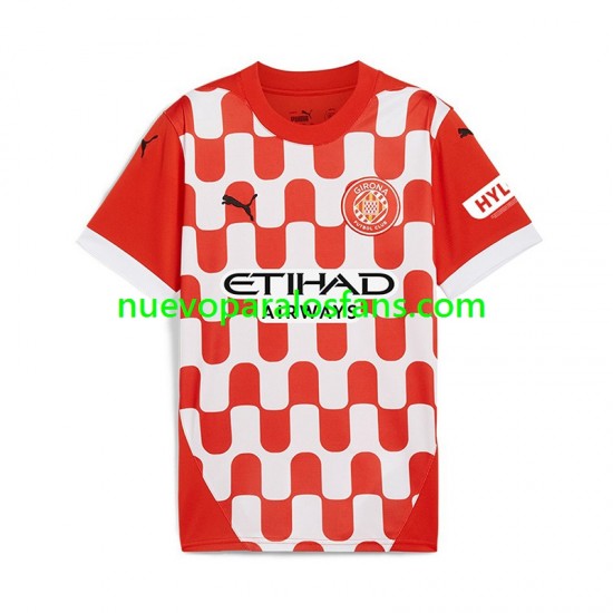 Camiseta de Fútbol Girona Hombre Casa 2024-2025 Manga Corta