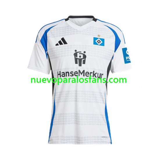 Camiseta de Fútbol Hamburger SV Hombre Casa 2024-2025 Manga Corta