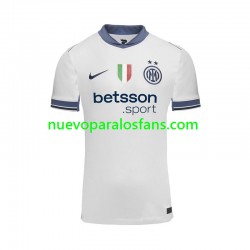 Camiseta de Fútbol Inter Milan Hombre Exterior 2024-2025 Manga Corta
