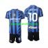 Camiseta de Fútbol Inter Milan Lautaro 10 Niño Casa 2024-2025 Manga Corta