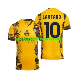 Camiseta de Fútbol Inter Milan Lautaro 10 Hombre Tercera 2024-2025 Manga Corta
